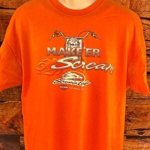 Harley-Davidson Orange Graphic Tee